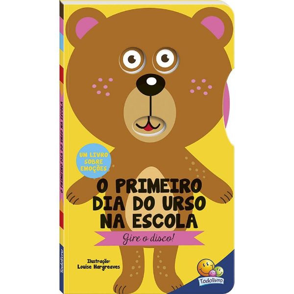 Capa de Gire o disco! O primeiro dia do urso na escola